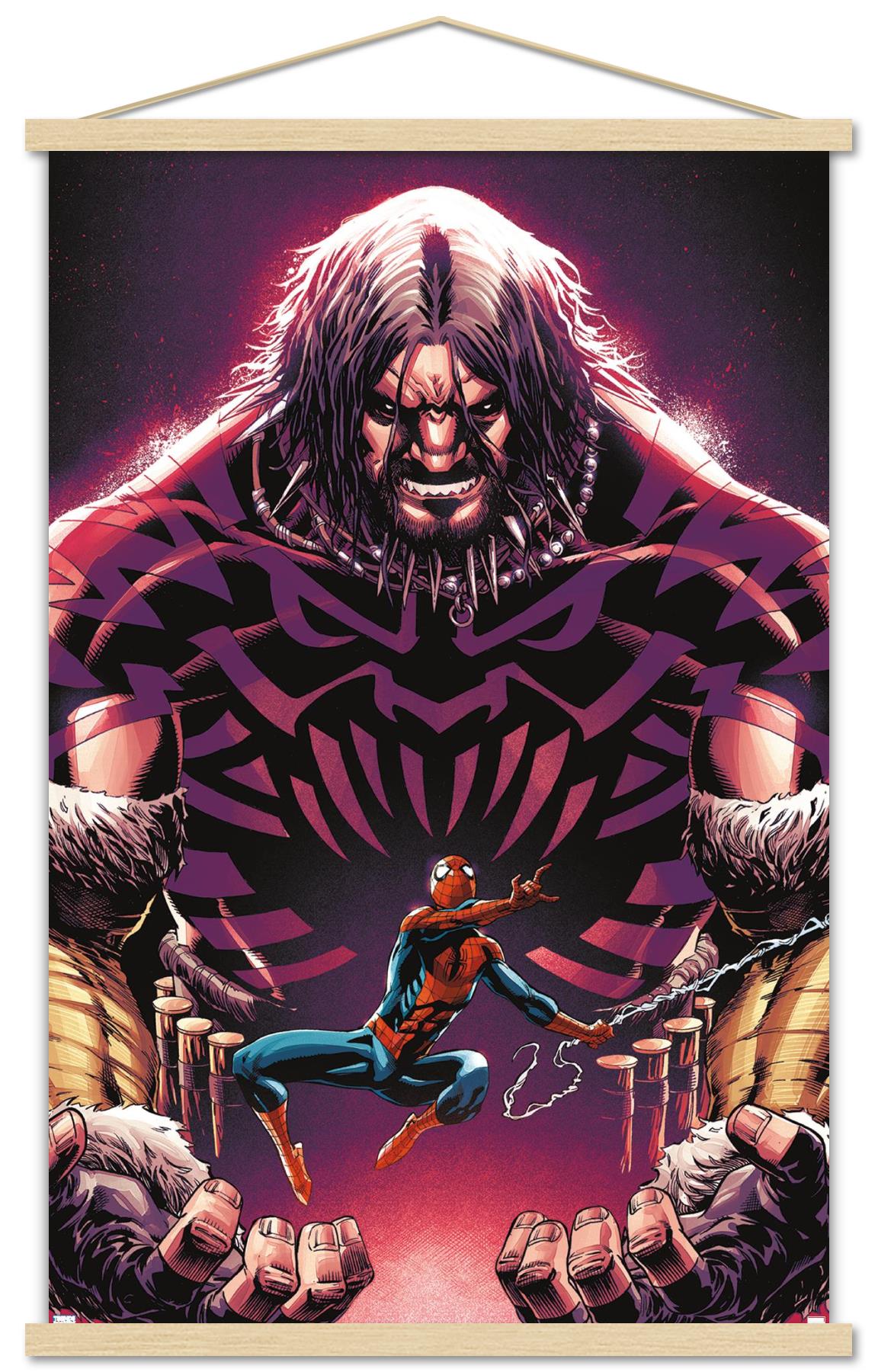 Marvel Kraven The Hunter - Amazing Spider-Man #17 Wall Poster with Magnetic Frame, 22.375" x 34"