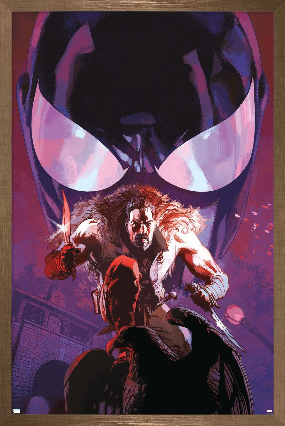 Marvel Kraven The Hunter - Amazing Spider-Man #21 Wall Poster, 22.375" x 34" Framed