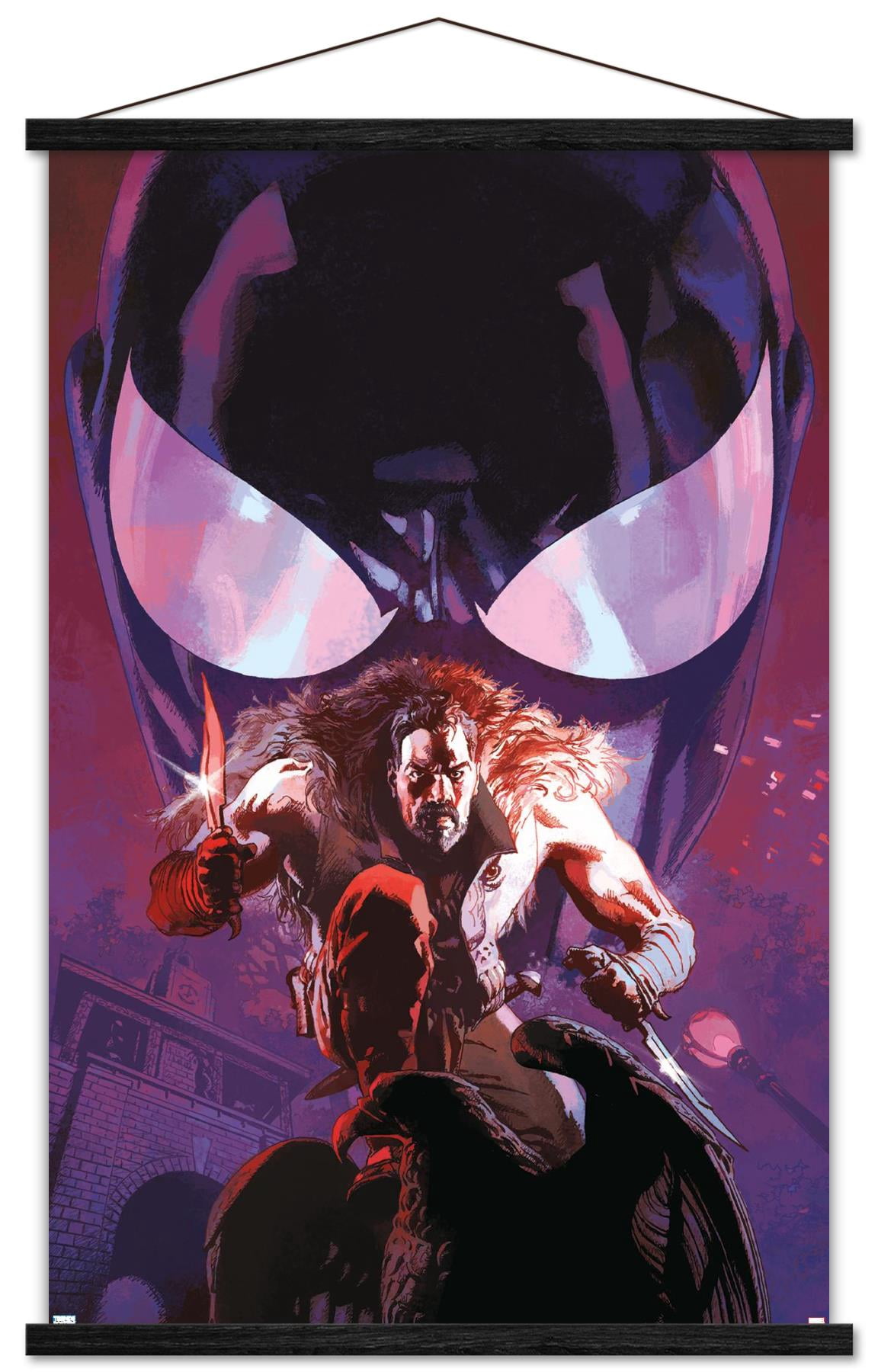 Marvel Kraven The Hunter - Amazing Spider-Man #21 Wall Poster with Magnetic Frame, 22.375" x 34"