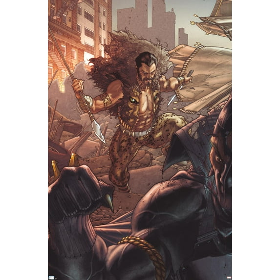 Marvel Kraven The Hunter - Black Panther: The Man Without Fear #519 Wall Poster, 14.725" x 22.375"