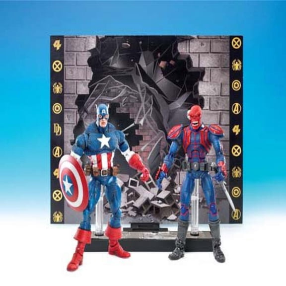 Marvel Legends Face Off Masked Captain America Vs Red Skull