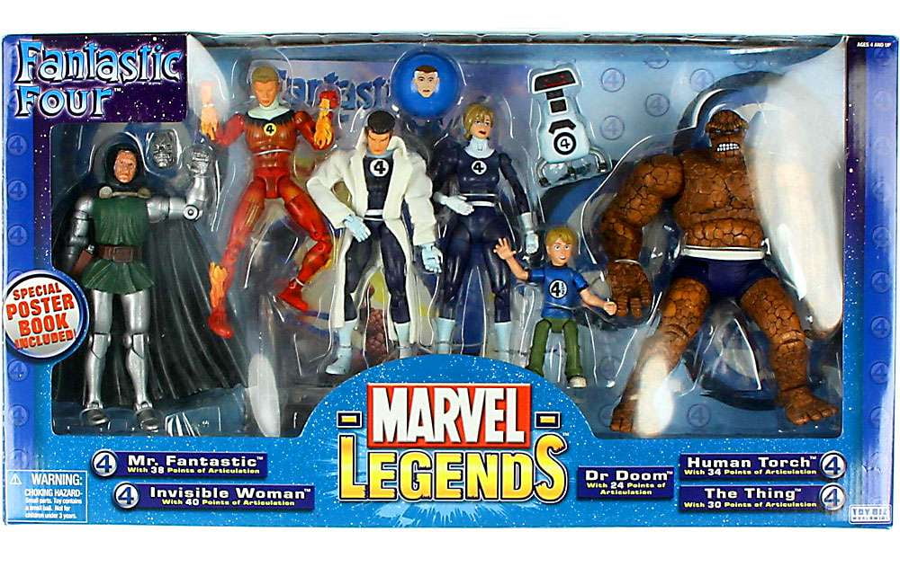 Marvel Legends Fantastic Four Action Figure 7-Pack Boxed Set