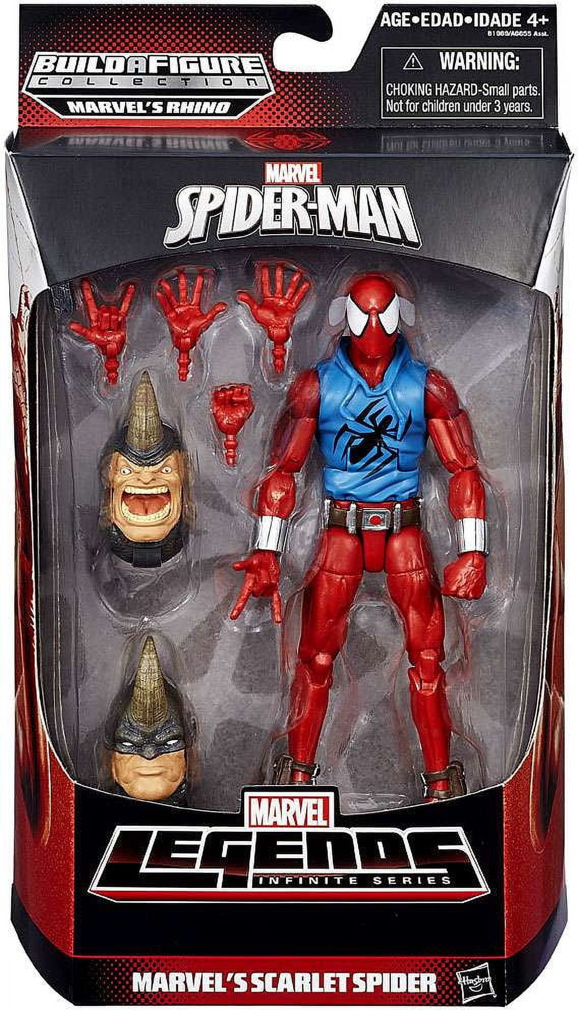 Marvel Legends Infinite Series Spider-Man BAF Rhino 6" Action Figure Scarlet Spider
