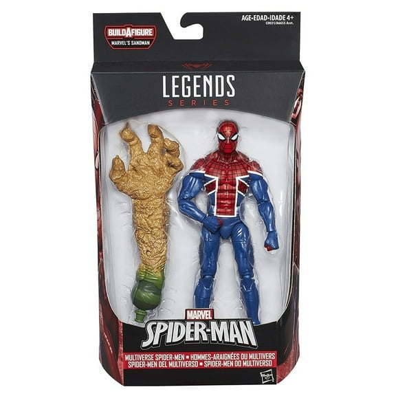 marvel spider-man 6-inch legends series multiverse spider-men: spider-uk