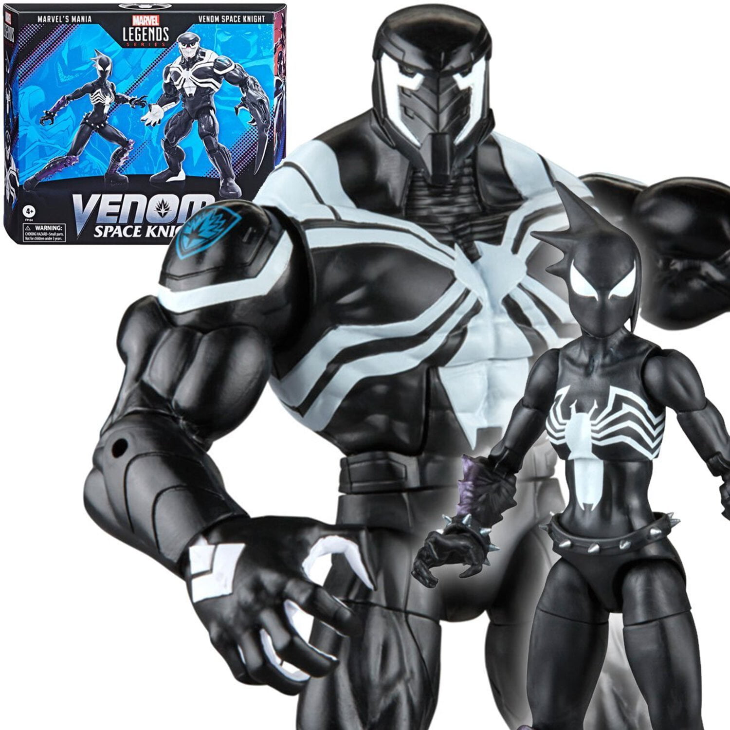 Marvel Legends Venom Space Knight & Mania Action Figures, 6