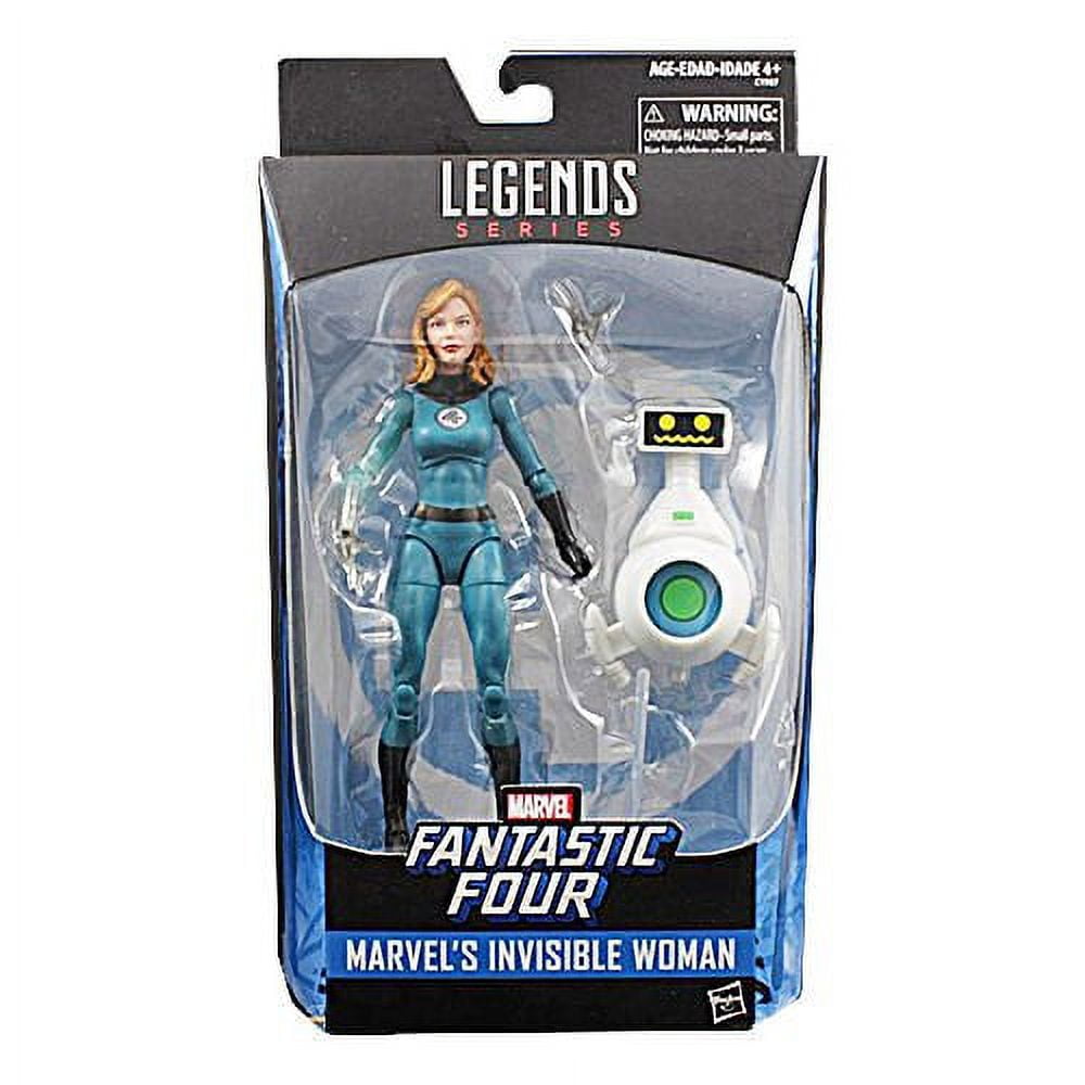 Marvel Legends Invisible Woman Action Figure Toy with HERBIE