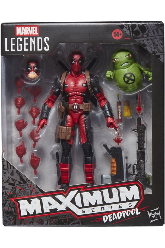 Marvel Comics - Marvel Legends Maximum Series - Deadpool Action Figure with Doop