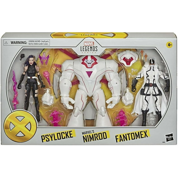 Marvel Legends Psylocke, Nimrod & Fantomex Action Figure 3-Pack