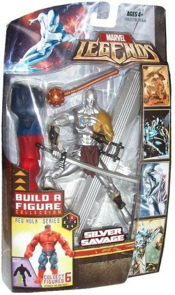 Marvel Legends Red Hulk Build a Figure Silver Savage Exclusive Action Figure