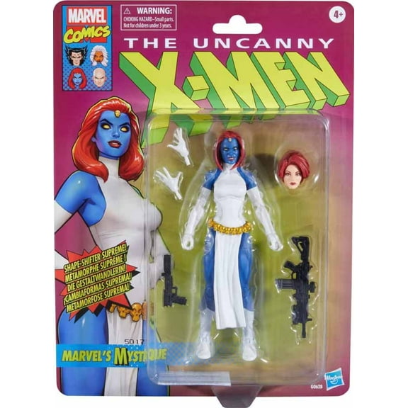 Marvel Legends Retro 6 Inch Action Figure X-Men - Mystique Exclusive
