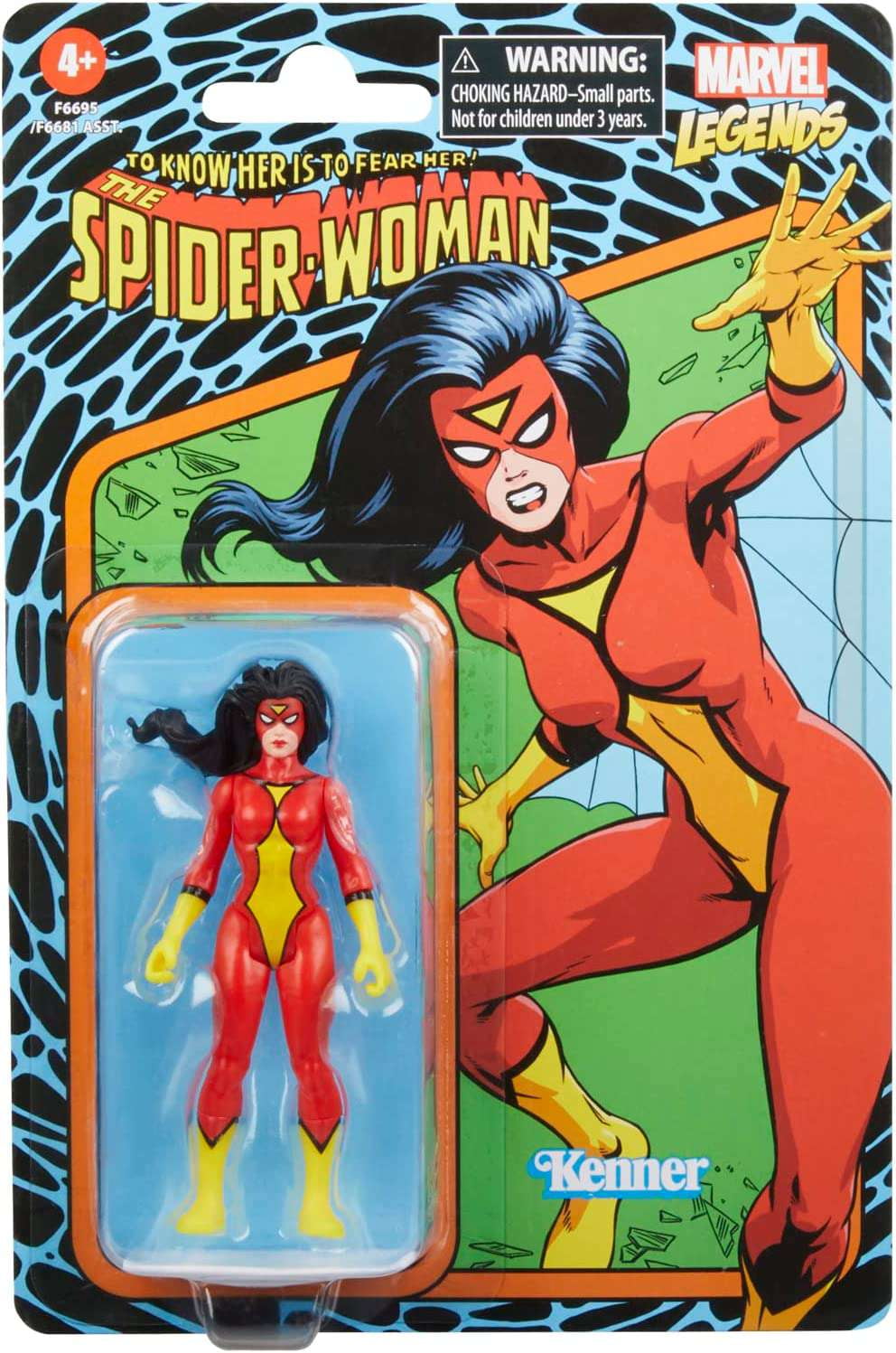 Marvel Legends Retro Collection Spider-Woman Action Figure