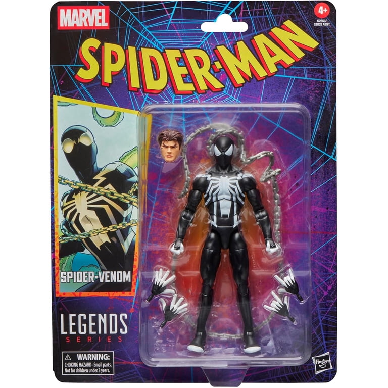 Marvel Legends Retro Series Spider-Venom Action Figure - Walmart.com