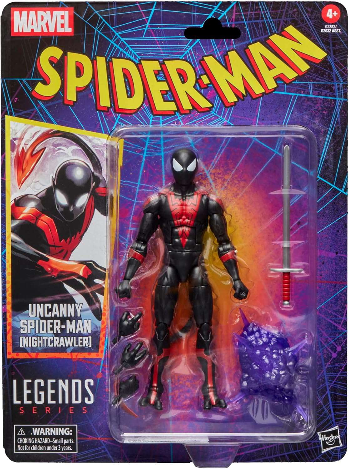 Marvel Legends Retro Series Uncanny Spider-Man Action Figure [Nightcrawler]