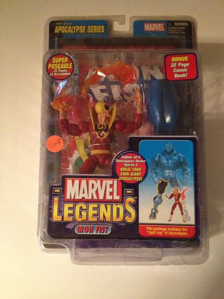 Marvel Legends Series 12 Action Figure Iron Fist Red Variant