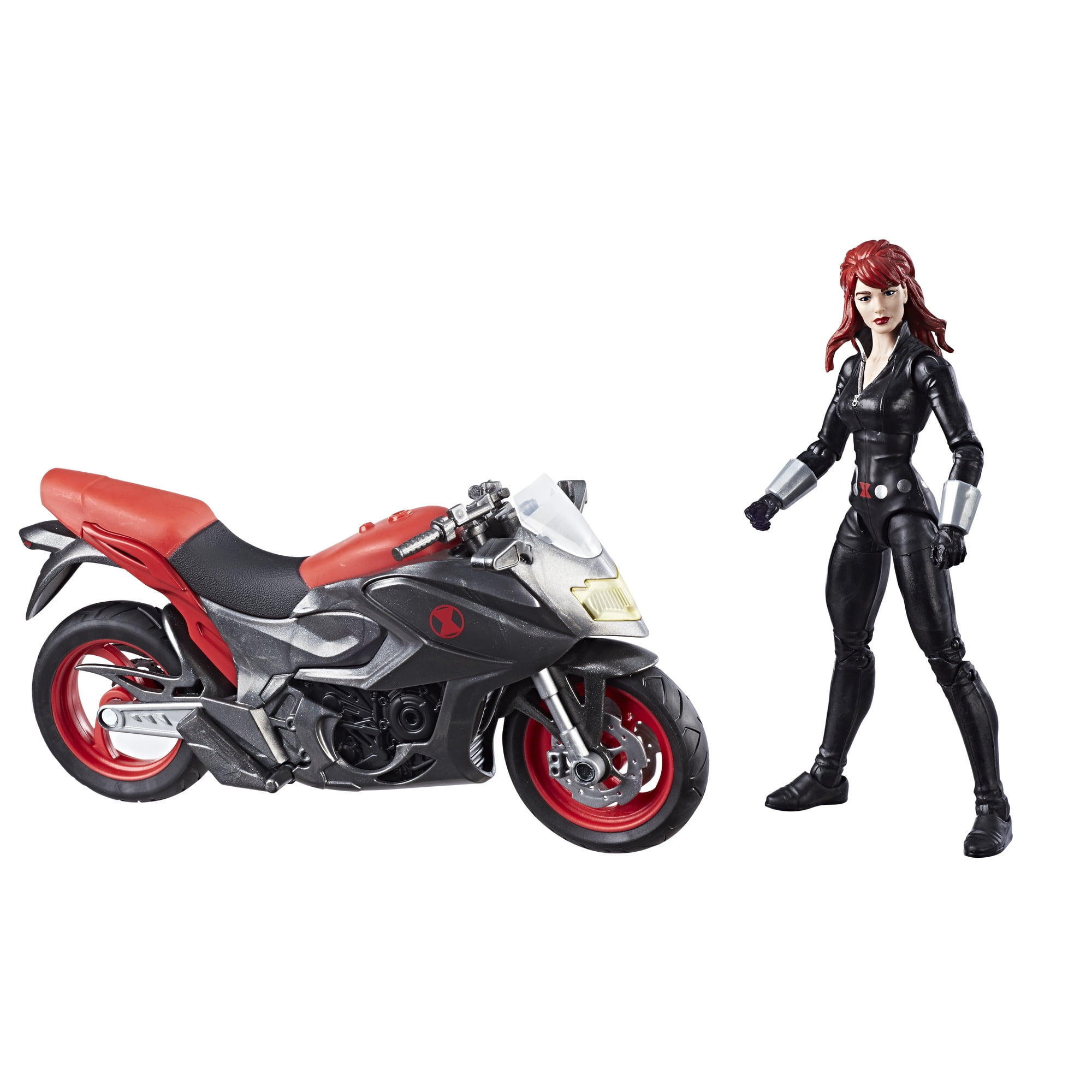 Marvel Legends Series 6-inch Black Widow with Motorcycle