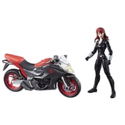 Marvel Legends Series 6-inch Black Widow with Motorcycle