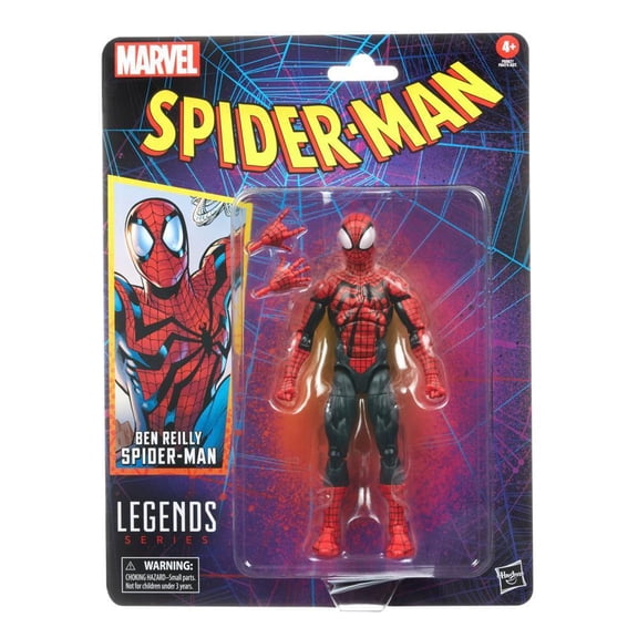 Marvel Legends Series Ben Reilly Spider-Man Legends, 6 inch Action Figures