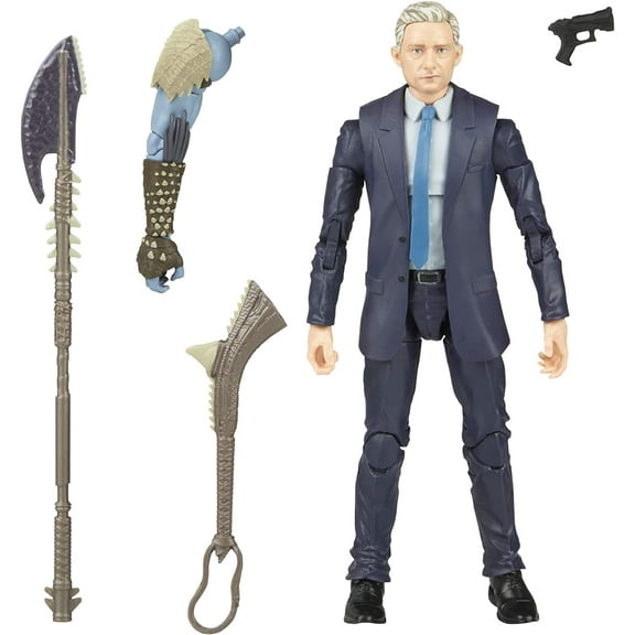 Marvel Legends Series Black Panther Legacy Collection Everett Ross 6-inch MCU Action Figure Toy, 1 Accessory, 3 Build-A-Figure Parts