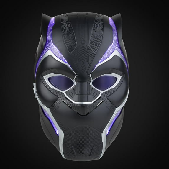 Marvel Legends Series Black Panther Premium Electronic Role Play Helmet with Light FX and Flip-Up/Flip-Down Lenses