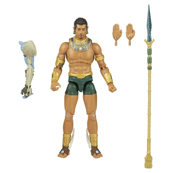 Marvel Legends Series Black Panther Wakanda Forever Namor Action Figure, 3 Accessories, 1 Build-A-Figure Part&nbsp;