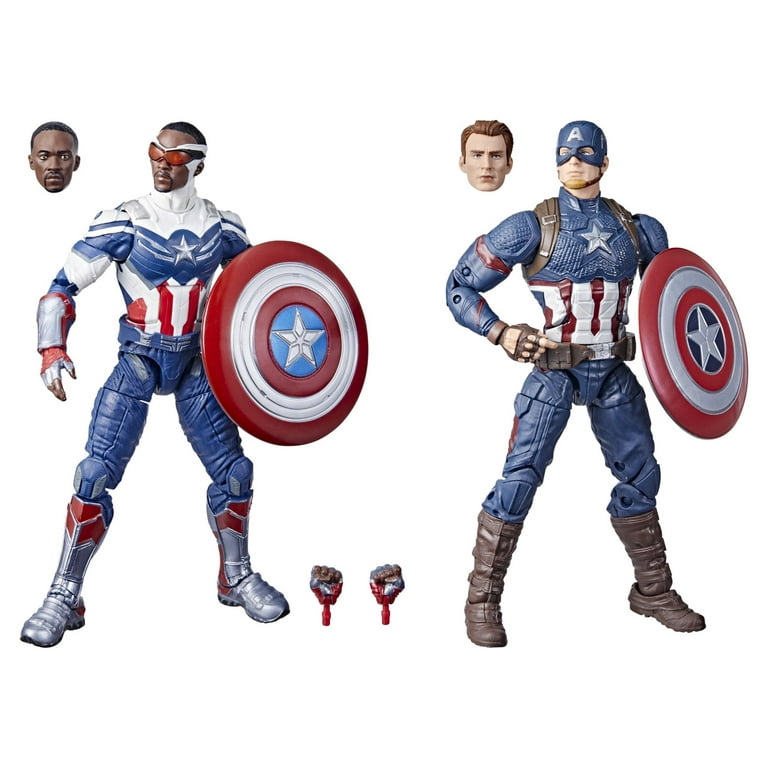 Marvel Legends Captain America Sam Wilson & Steve Rogers 2-Pack