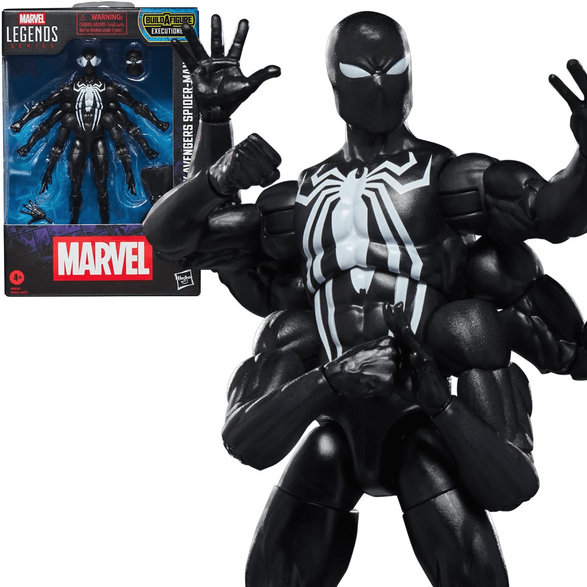 マーベルレジェンド　ブラックオーダー Marvel Legends Series Dark Avengers Spider-Man 6-Inch Action