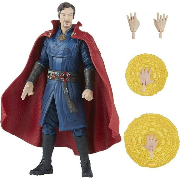 Marvel Legends Series Doctor Strange in The Multiverse of Madness 6-inch Collectible Doctor Strange Cinematic Universe Action Figure Toy,4 Accessories