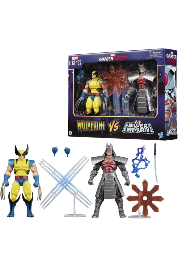 Gamerverse - Marvel Legends - Wolverine vs Marvel's Silver Samurai Action Figure 2-Pack
