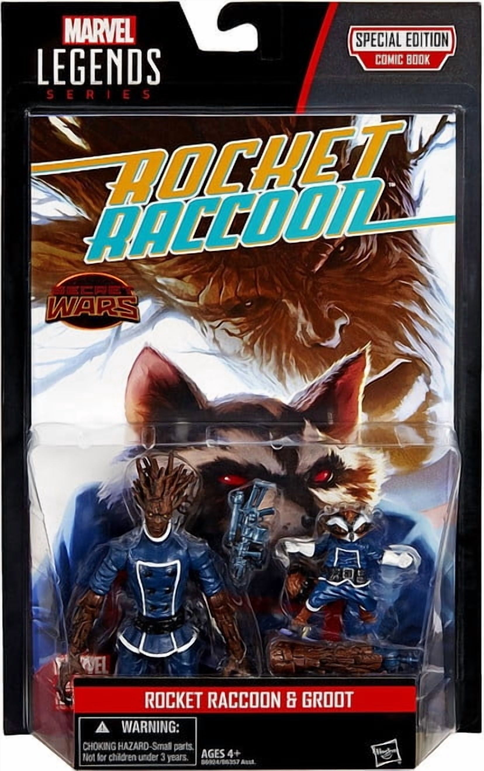 Marvel Legends Comic Book Series - Rocket Raccoon & Groot 2-Pack Actin Figures by Hasbro