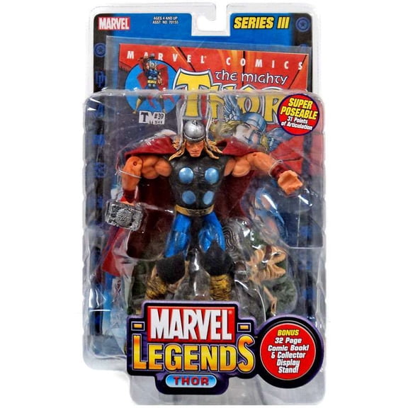 Marvel Legends Series III Thor Action Figure 2002 Toy Biz #70159
