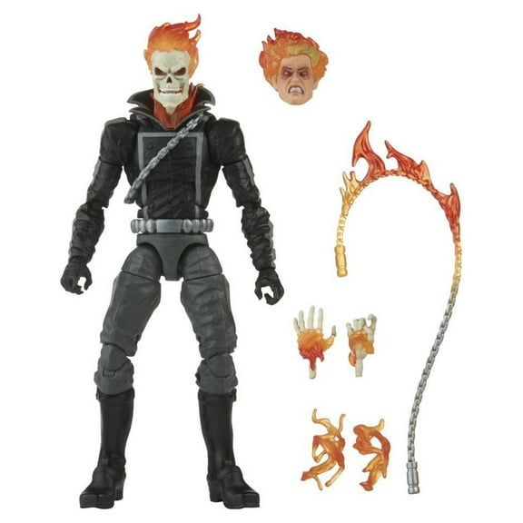 Marvel Legends Series Marvel Comics Ghost Rider 6-inch Action Figure Toy, 6 Accessories