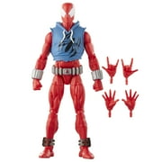 Marvel Legends Series Scarlet Spider, 6 Spider-Man Comics Collectible Action Figure