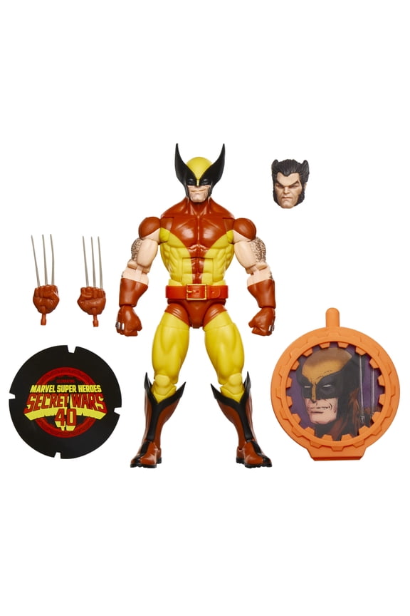 Legends Series Secret Wars Wolverine, Retro Marvel Comics Collectible Action Figure (6)