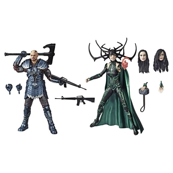 Marvel Legends Series Skurge and Marvel's Hela