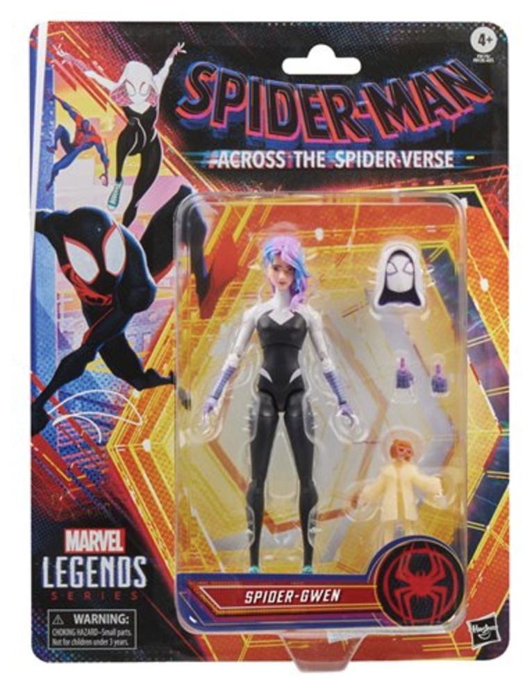 Marvel Legends Series Spider-Gwen, Spider-Man: Across the Spider-Verse Collectible Action Figure (6)