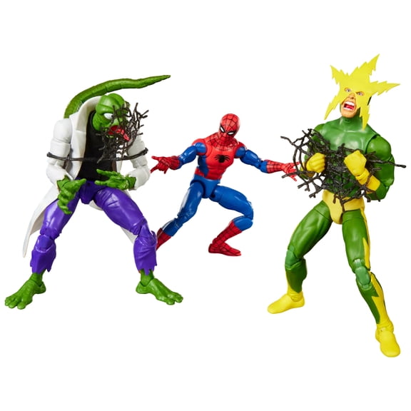 Marvel Legends Series Spider-Man, Marvel's Lizard, & Marvel's Electro - SDCC Exclusive
