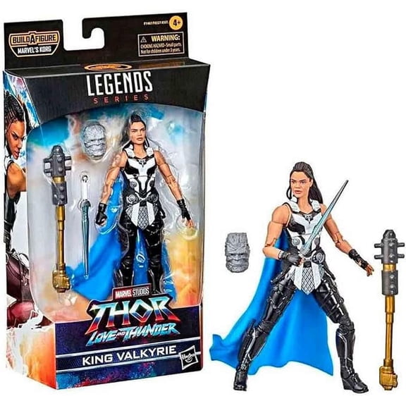Marvel Legends Series Thor: Love and Thunder King Valkyrie Action Figure 6-inch Collectible Toy,1 Accessory,2 Build-A-Figure Parts
