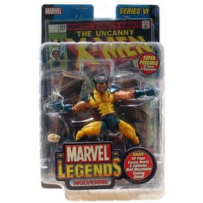 Marvel Legends Series VI Wolverine Unmasked Variant Action Figure Toy Biz