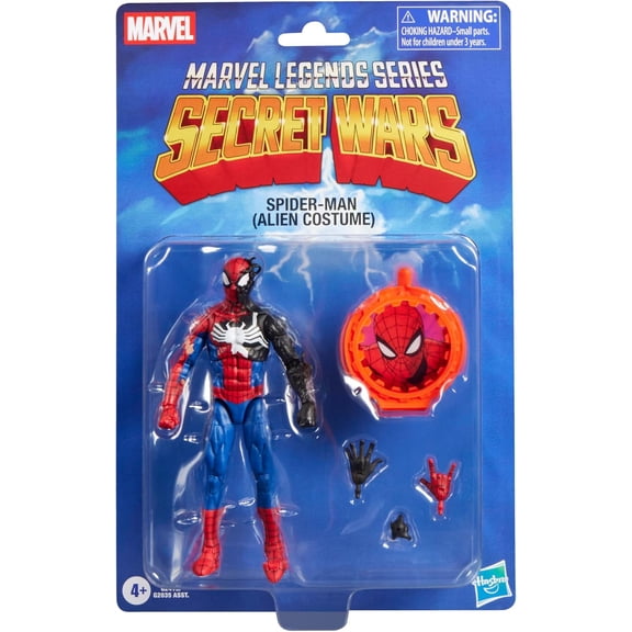 Marvel Legends Spider-Man Action Figure (Alien Costume - Half Spider Half Symbiote)
