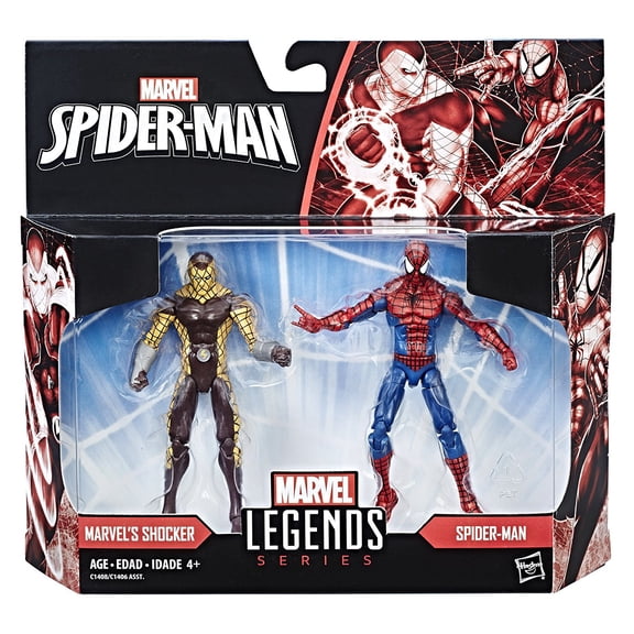 Marvel Legends Spider-Man & Shocker Figures 2-Pack, 3.75-inch