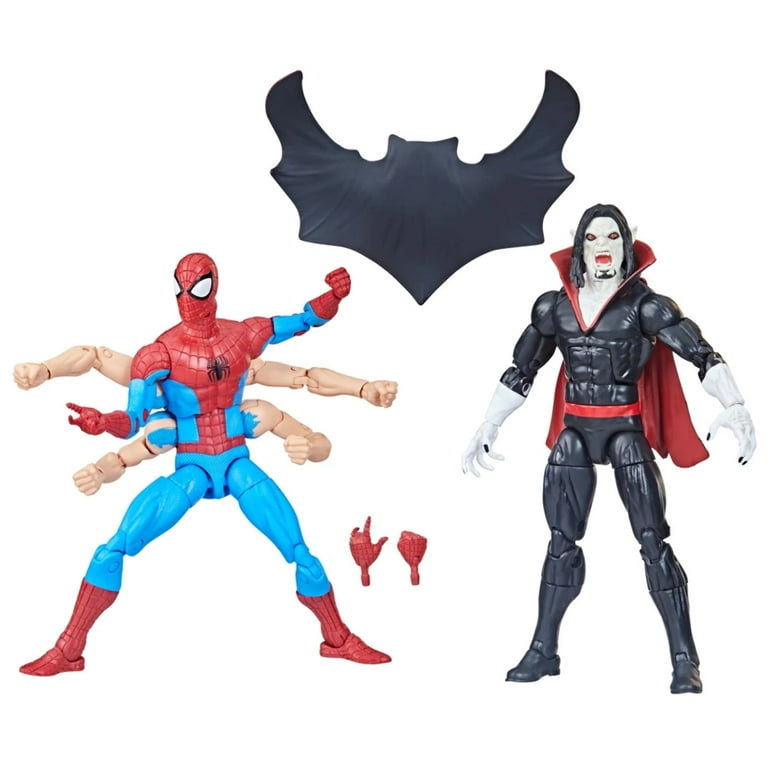 Marvel: Legends Spider-Man vs Morbius Kids Toy Action Figures for