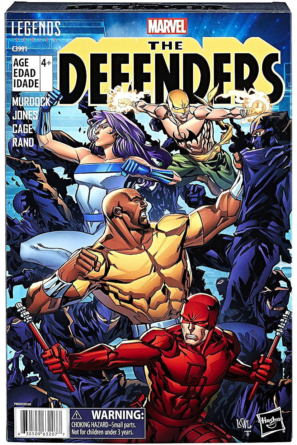 Marvel Legends The Defenders Action Figure 4-Pack [Iron Fist, Daredevil, Luke Cage & Jessica Jones]