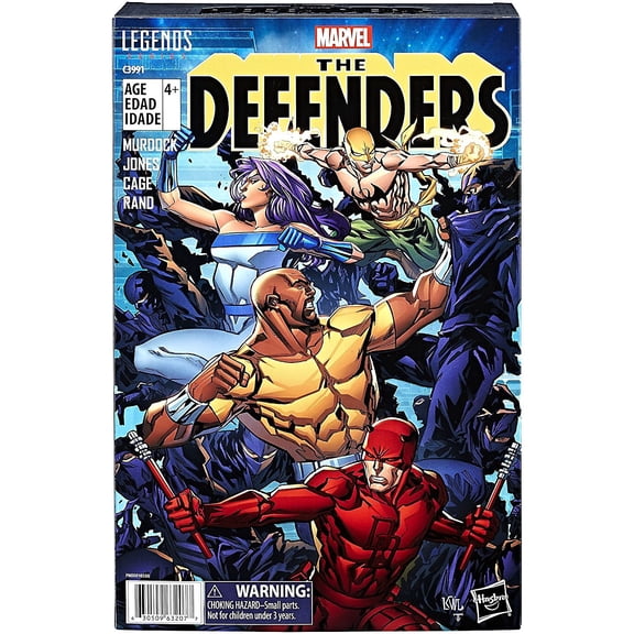 Marvel Legends The Defenders Action Figure 4-Pack [Iron Fist, Daredevil, Luke Cage & Jessica Jones]