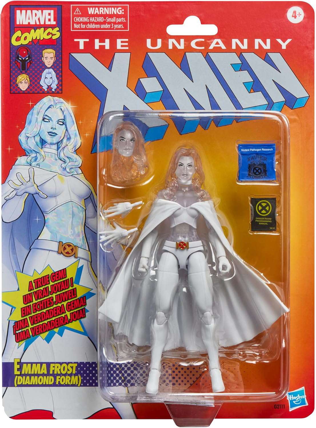 Marvel Legends The Uncanny X-Men Emma Frost Diamond Form Retro Figure