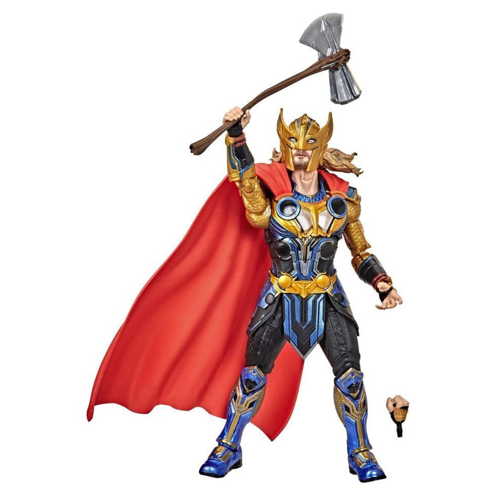 Thor God of War With Battleax PLUS CAPT.AMERICA Superhero Action  Figure.TWO(2) PIECES TOY-TORI