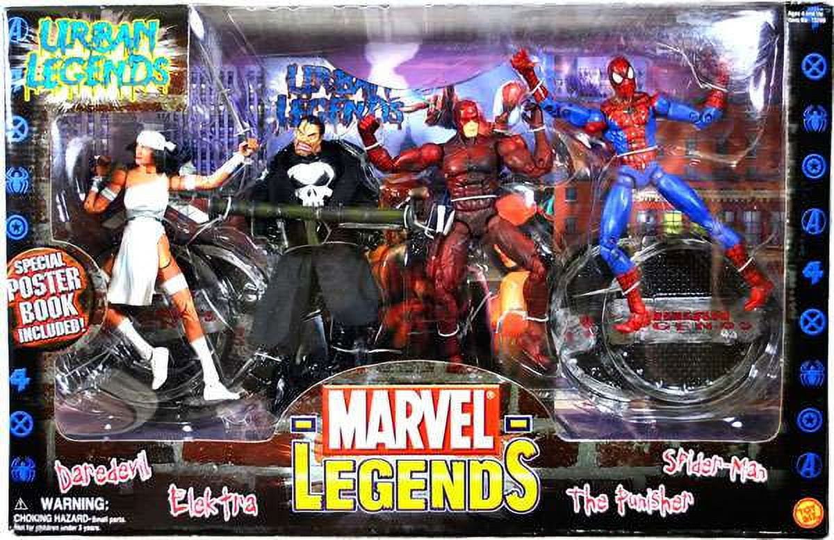 Marvel Legends Urban Legends Action Figure, 4 Packs
