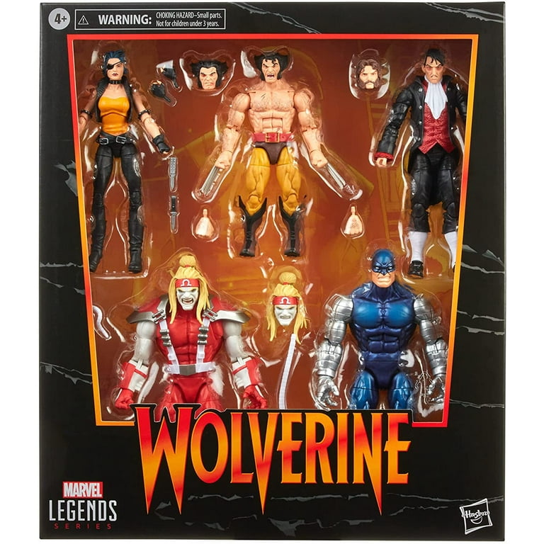 Marvel Legends Wolverine, Omega Red, Cyber, Callisto & Jason