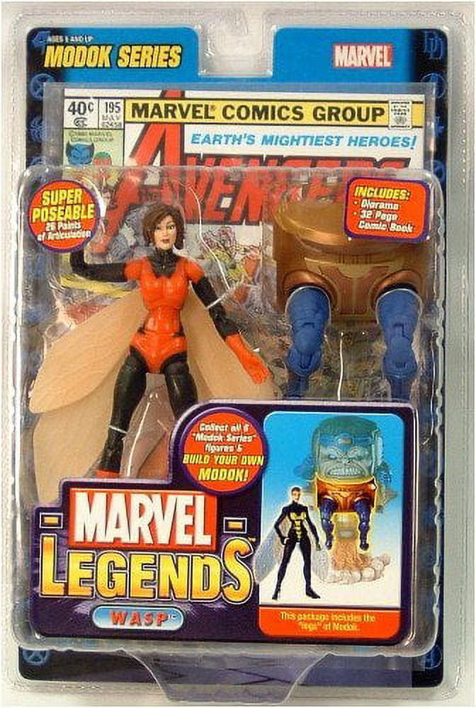 Marvel Series 15 M.O.D.O.K. Wasp Action Figure [Red Variant]