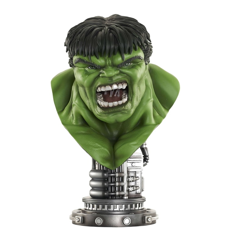 インクレディブル・ハルク レジェンダリースケールバスト Marvel Legends in 3D Hulk 1/2 Scale Bust - Walmart.com