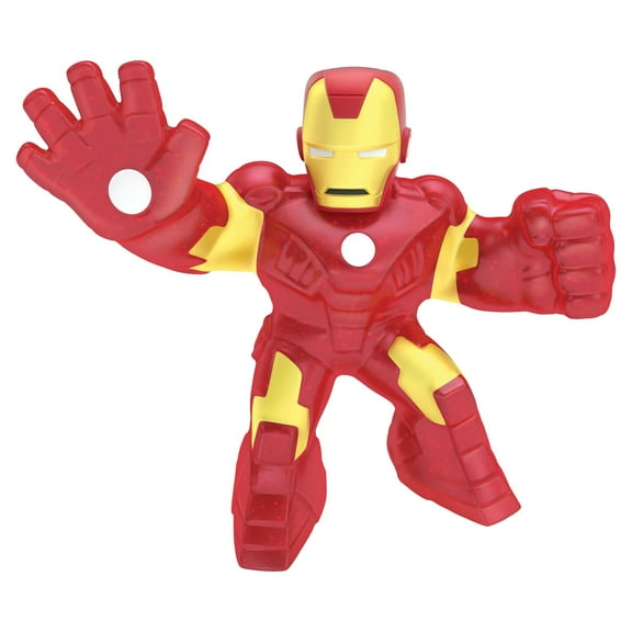 Marvel Licensed Heroes of Goo Jit Zu 1-Pack of 4.5" Tall Metallic Iron Man